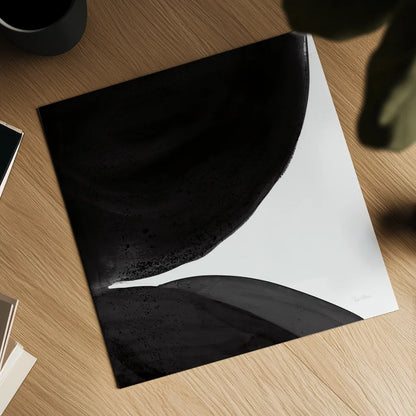 Black and White Pools II by Piper Rhue. Shown as a detailed flat fine art print, highlighting archival giclee quality. Available as an archival giclee rolled canvas, fine art paper, or poster print. SKU 75520a.