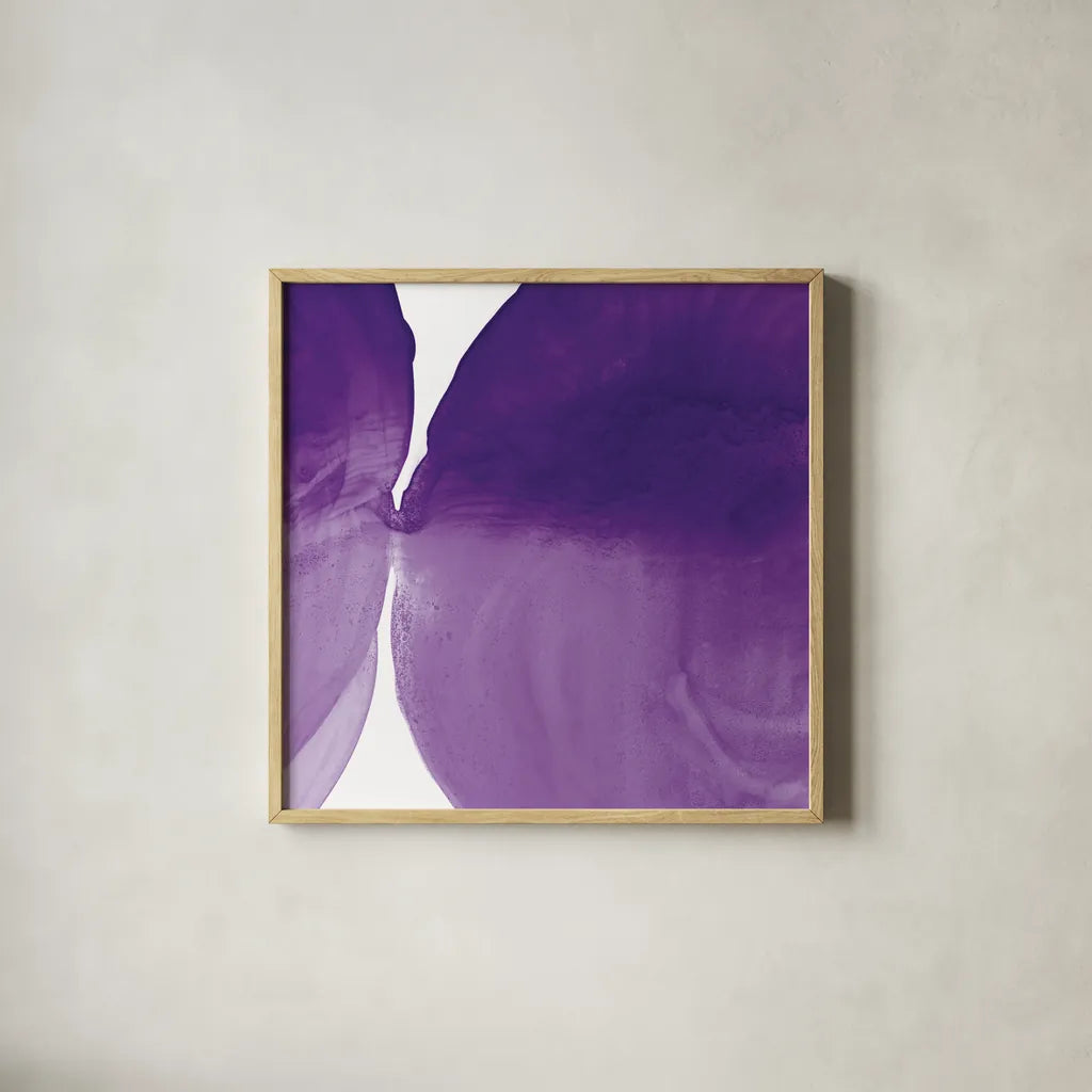 Bright Pools I by Piper Rhue. Shown in a natural wood glass frame for a timeless modern aesthetic. Available as an archival giclee rolled canvas, fine art paper, or poster print. SKU 80385a.