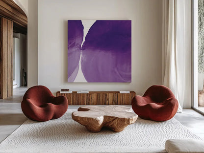 Bright Pools I by Piper Rhue. Shown as extra-large giant wall art in a modern living room. Available as an archival giclee rolled canvas, fine art paper, or poster print. SKU 80385a.