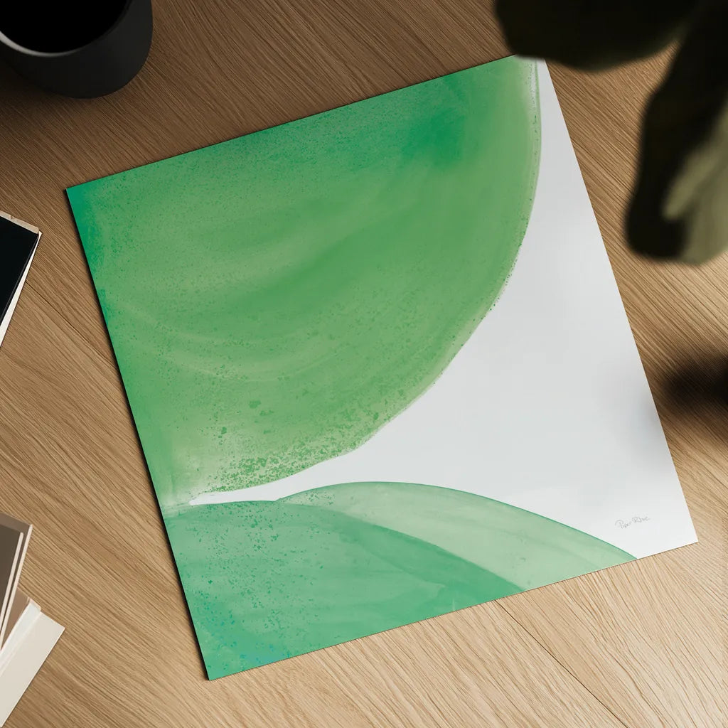 Bright Pools II by Piper Rhue. Shown as a detailed flat fine art print, highlighting archival giclee quality. Available as an archival giclee rolled canvas, fine art paper, or poster print. SKU 80386a.