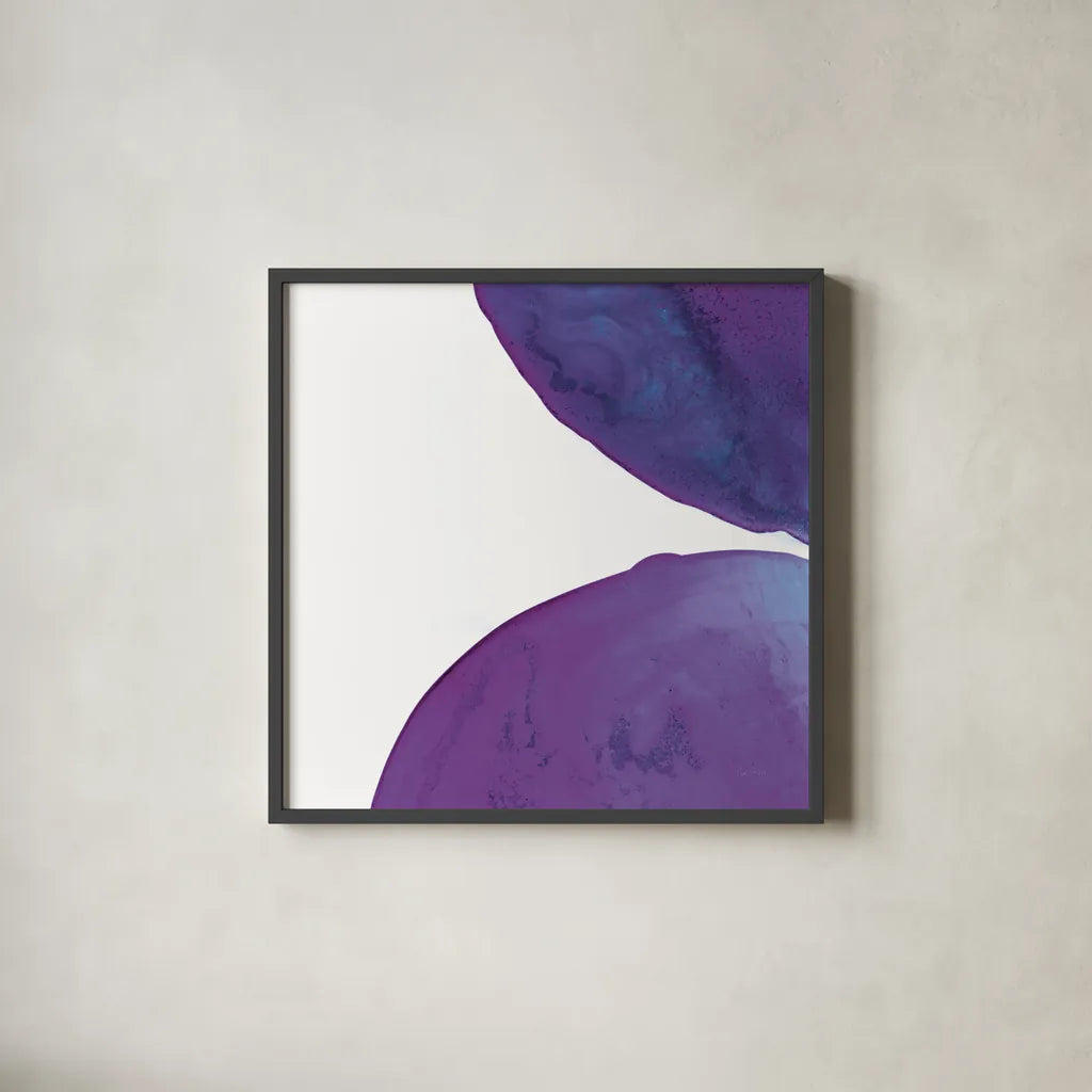 Bright Pools III by Piper Rhue. Shown in a sleek black glass frame for a contemporary gallery look. Available as an archival giclee rolled canvas, fine art paper, or poster print. SKU 80387a.