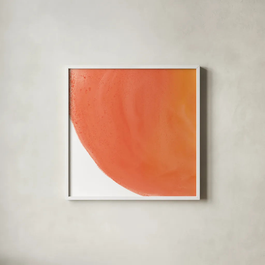 Bright Pools IV by Piper Rhue. Shown in a crisp white glass frame for a clean and minimalist style. Available as an archival giclee rolled canvas, fine art paper, or poster print. SKU 80388a.