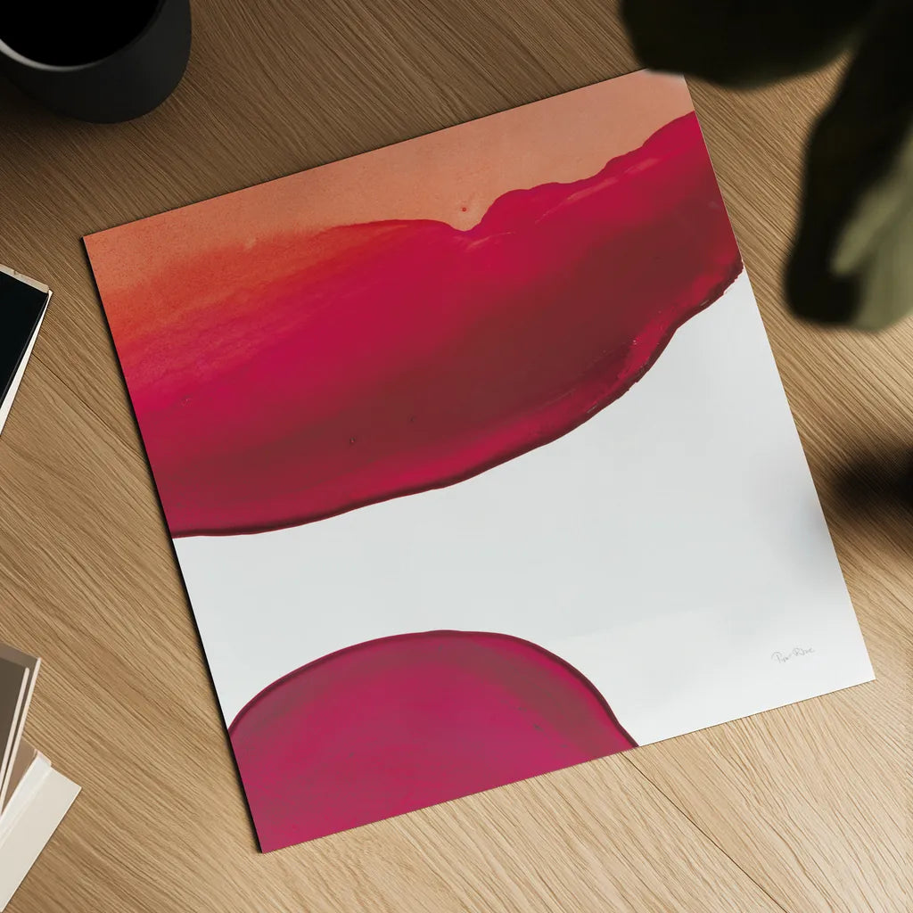 Bright Swishes III by Piper Rhue. Shown as a detailed flat fine art print, highlighting archival giclee quality. Available as an archival giclee rolled canvas, fine art paper, or poster print. SKU 80384a.