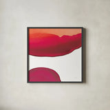 Bright Swishes III by Piper Rhue. Shown in a sleek black glass frame for a contemporary gallery look. Available as an archival giclee rolled canvas, fine art paper, or poster print. SKU 80384a.