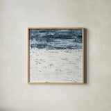 City Beach Crop by Piper Rhue. Shown in a natural wood glass frame for a timeless modern aesthetic. Available as an archival giclee rolled canvas, fine art paper, or poster print. SKU 30612a.