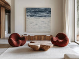 City Beach Crop by Piper Rhue. Shown as extra-large giant wall art in a modern living room. Available as an archival giclee rolled canvas, fine art paper, or poster print. SKU 30612a.