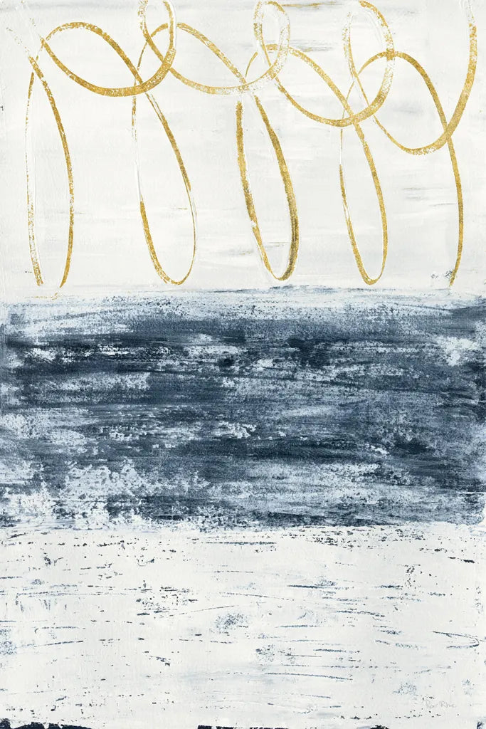 City Beach Gold by Piper Rhue. SKU 31549h. Archival Giclee Fine art print for wall decor.