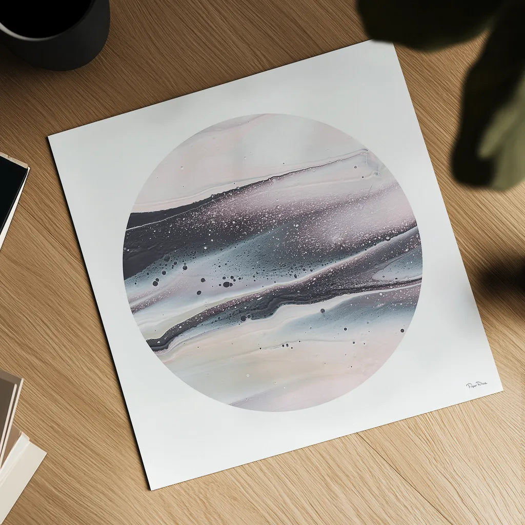 Dark Matter I by Piper Rhue. Shown as a detailed flat fine art print, highlighting archival giclee quality. Available as an archival giclee rolled canvas, fine art paper, or poster print. SKU 30500a.