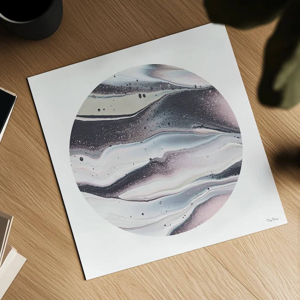 Dark Matter II by Piper Rhue. Shown as a detailed flat fine art print, highlighting archival giclee quality. Available as an archival giclee rolled canvas, fine art paper, or poster print. SKU 30501a.