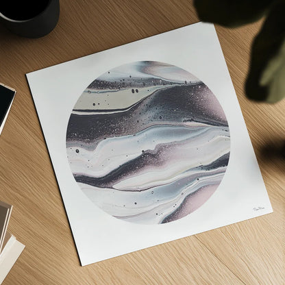 Dark Matter II by Piper Rhue. Shown as a detailed flat fine art print, highlighting archival giclee quality. Available as an archival giclee rolled canvas, fine art paper, or poster print. SKU 30501a.