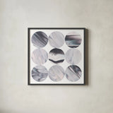 Dark Matter III by Piper Rhue. Shown in a sleek black glass frame for a contemporary gallery look. Available as an archival giclee rolled canvas, fine art paper, or poster print. SKU 30502a.