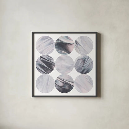 Dark Matter IV by Piper Rhue. Shown in a sleek black glass frame for a contemporary gallery look. Available as an archival giclee rolled canvas, fine art paper, or poster print. SKU 30503a.