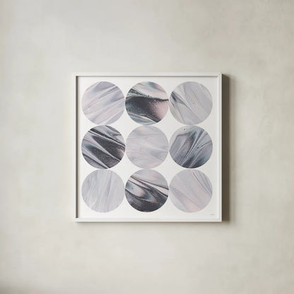 Dark Matter IV by Piper Rhue. Shown in a crisp white glass frame for a clean and minimalist style. Available as an archival giclee rolled canvas, fine art paper, or poster print. SKU 30503a.