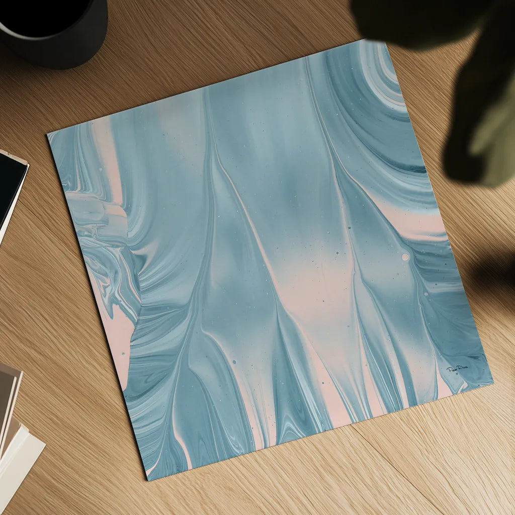 Flowing Water I by Piper Rhue. Shown as a detailed flat fine art print, highlighting archival giclee quality. Available as an archival giclee rolled canvas, fine art paper, or poster print. SKU 30440a.