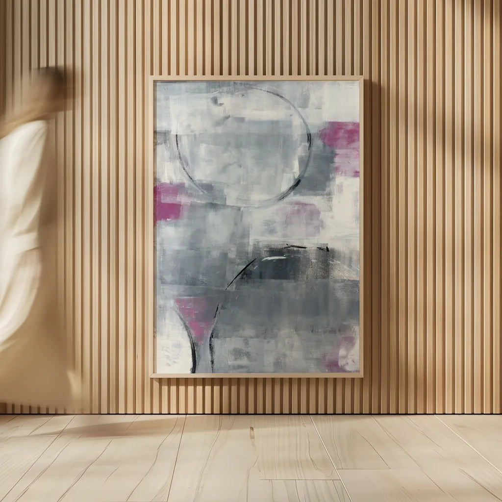 Foggy City by Piper Rhue. shown as over sized large wall art. Available as an archival giclee rolled canvas, fine art paper, or poster print. SKU 35302h.