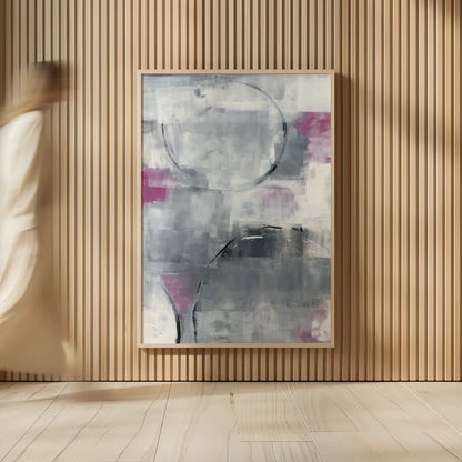 Foggy City by Piper Rhue. shown as over sized large wall art. Available as an archival giclee rolled canvas, fine art paper, or poster print. SKU 35302h.