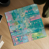 Islands Abstract II by Piper Rhue. Shown as a detailed flat fine art print, highlighting archival giclee quality. Available as an archival giclee rolled canvas, fine art paper, or poster print. SKU 52193a.