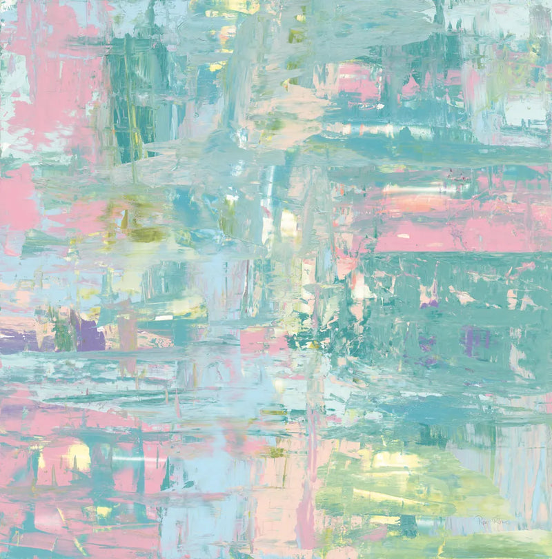 Islands Abstract II Pastel by Piper Rhue. SKU 56716a. Archival Giclee Fine art print for wall decor.