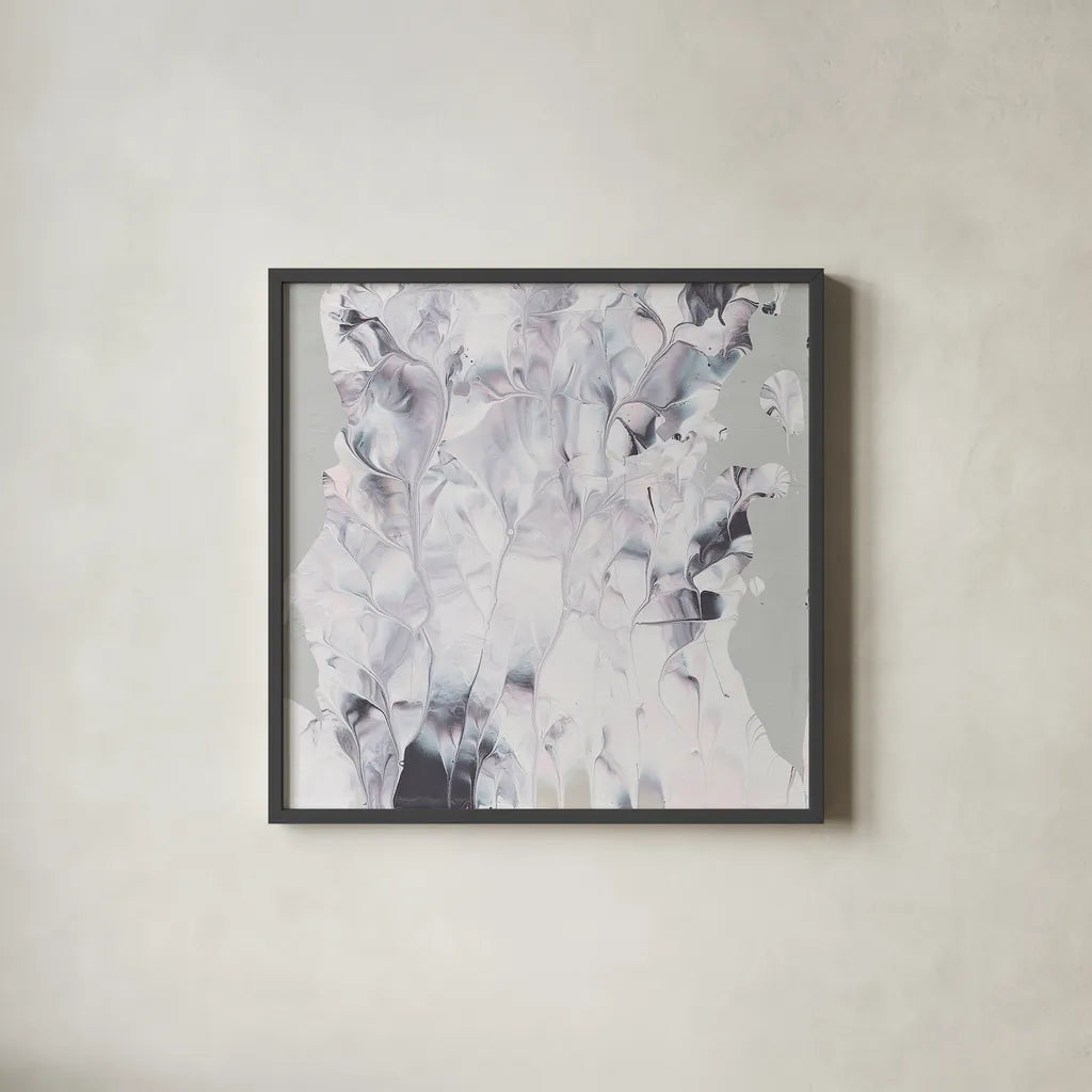 Light and Shadow II by Piper Rhue. Shown in a sleek black glass frame for a contemporary gallery look. Available as an archival giclee rolled canvas, fine art paper, or poster print. SKU 29992a.