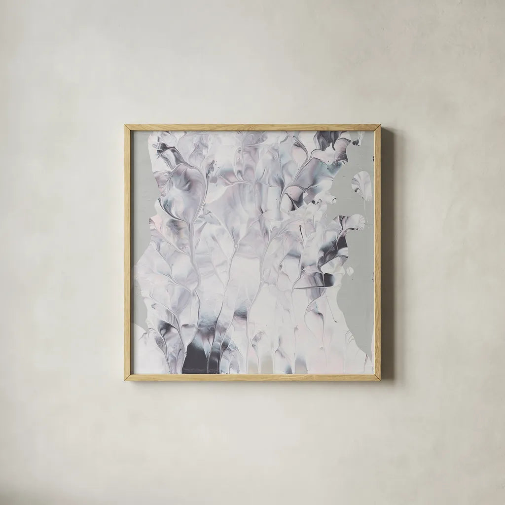 Light and Shadow II by Piper Rhue. Shown in a natural wood glass frame for a timeless modern aesthetic. Available as an archival giclee rolled canvas, fine art paper, or poster print. SKU 29992a.