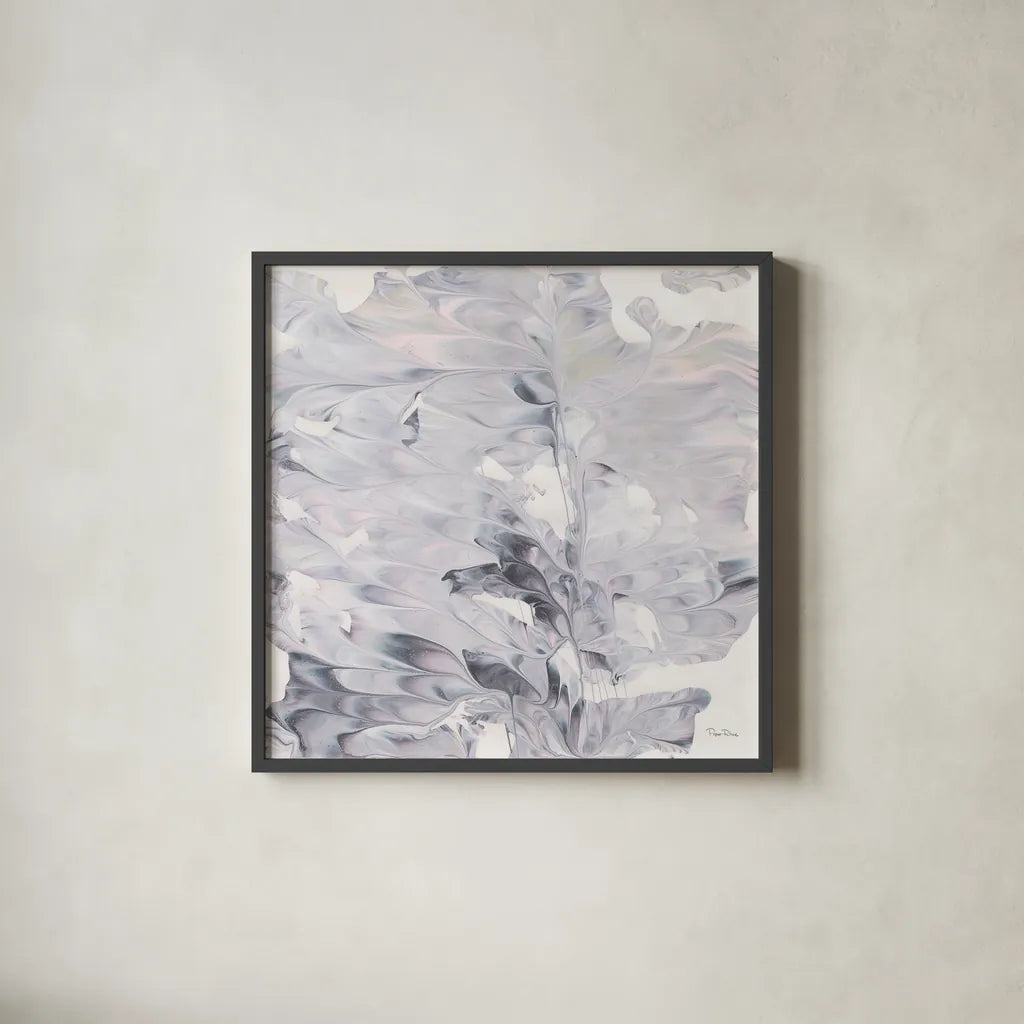 Marbling I by Piper Rhue. Shown in a sleek black glass frame for a contemporary gallery look. Available as an archival giclee rolled canvas, fine art paper, or poster print. SKU 29996a.