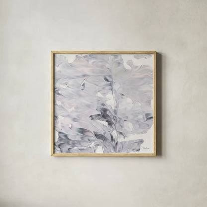 Marbling I by Piper Rhue. Shown in a natural wood glass frame for a timeless modern aesthetic. Available as an archival giclee rolled canvas, fine art paper, or poster print. SKU 29996a.