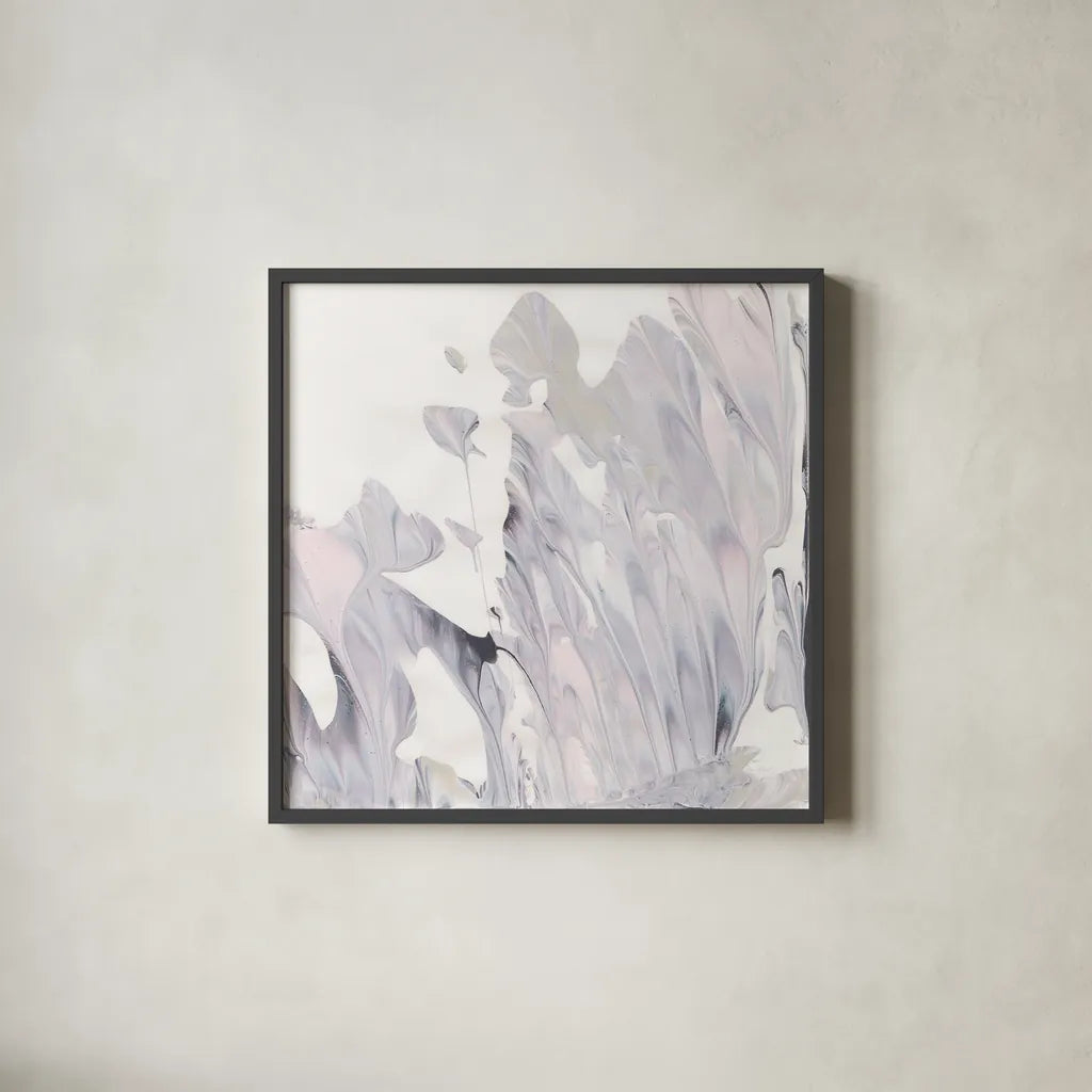 Marbling II by Piper Rhue. Shown in a sleek black glass frame for a contemporary gallery look. Available as an archival giclee rolled canvas, fine art paper, or poster print. SKU 29997a.