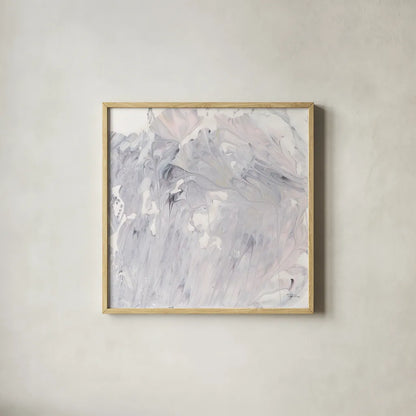 Marbling III by Piper Rhue. Shown in a natural wood glass frame for a timeless modern aesthetic. Available as an archival giclee rolled canvas, fine art paper, or poster print. SKU 29998a.