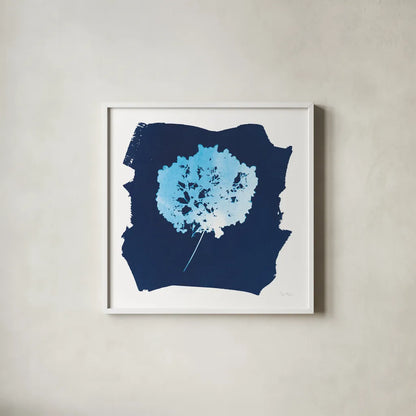 Nature By The Lake - Flowers I by Piper Rhue. Shown in a crisp white glass frame for a clean and minimalist style. Available as an archival giclee rolled canvas, fine art paper, or poster print. SKU 50089a.