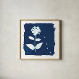 Nature By The Lake - Flowers II by Piper Rhue. Shown in a natural wood glass frame for a timeless modern aesthetic. Available as an archival giclee rolled canvas, fine art paper, or poster print. SKU 50090a.