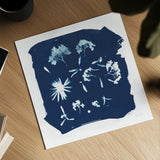 Nature By The Lake - Flowers IV by Piper Rhue. Shown as a detailed flat fine art print, highlighting archival giclee quality. Available as an archival giclee rolled canvas, fine art paper, or poster print. SKU 50092a.