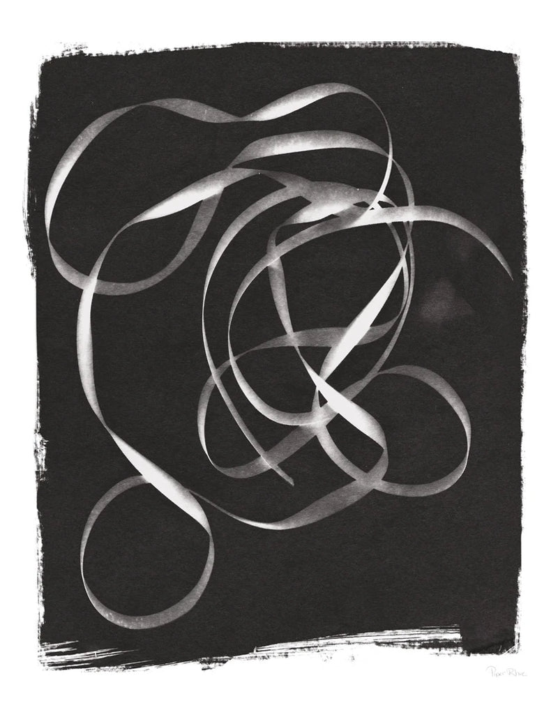 Nature By The Lake Ribbon II BW by Piper Rhue