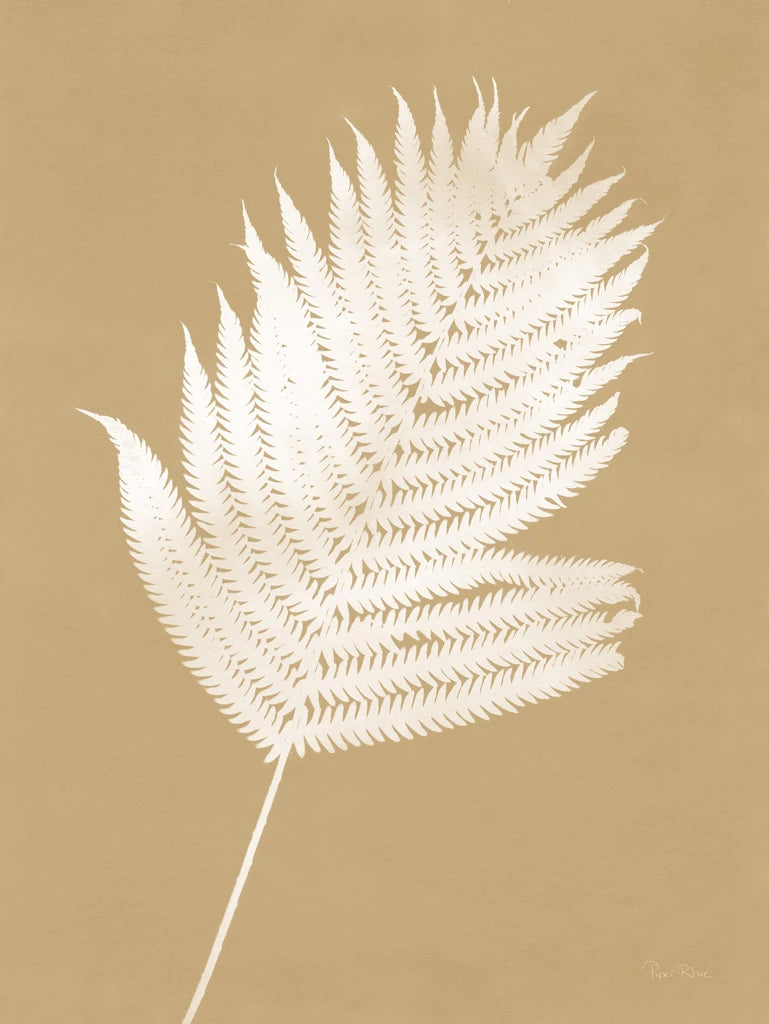 Nature by the Lake Ferns III Brown by Piper Rhue