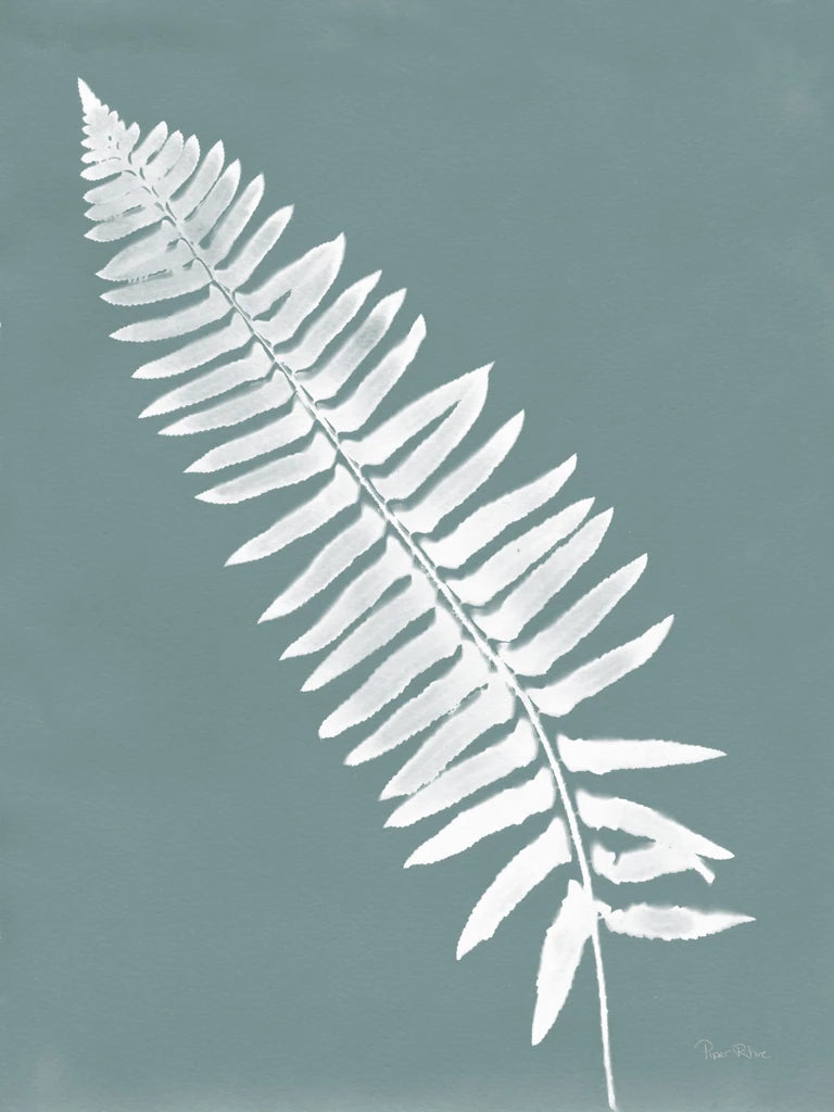 Nature by the Lake Ferns IV Gray Mist by Piper Rhue