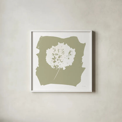 Nature by the Lake Flowers I Neutral by Piper Rhue. Shown in a crisp white glass frame for a clean and minimalist style. Available as an archival giclee rolled canvas, fine art paper, or poster print. SKU 71829a.