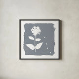 Nature by the Lake Flowers II Neutral by Piper Rhue. Shown in a sleek black glass frame for a contemporary gallery look. Available as an archival giclee rolled canvas, fine art paper, or poster print. SKU 71830a.