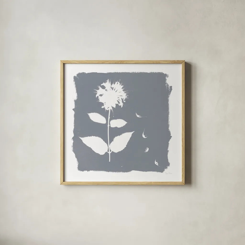 Nature by the Lake Flowers II Neutral by Piper Rhue. Shown in a natural wood glass frame for a timeless modern aesthetic. Available as an archival giclee rolled canvas, fine art paper, or poster print. SKU 71830a.
