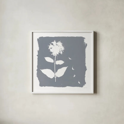 Nature by the Lake Flowers II Neutral by Piper Rhue. Shown in a crisp white glass frame for a clean and minimalist style. Available as an archival giclee rolled canvas, fine art paper, or poster print. SKU 71830a.