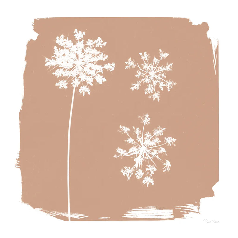 Nature by the Lake Flowers III Neutral by Piper Rhue. SKU 71831a. Archival Giclee Fine art print for wall decor.