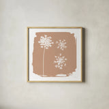 Nature by the Lake Flowers III Neutral by Piper Rhue. Shown in a natural wood glass frame for a timeless modern aesthetic. Available as an archival giclee rolled canvas, fine art paper, or poster print. SKU 71831a.