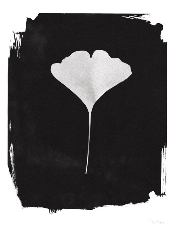 Nature by the Lake Gingko I Black by Piper Rhue