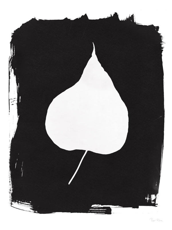 Nature by the Lake Leaves III Black by Piper Rhue