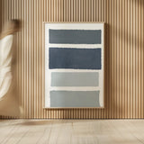 Painted Weaving I Gray by Piper Rhue. shown as over sized large wall art. Available as an archival giclee rolled canvas, fine art paper, or poster print. SKU 66593h.