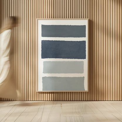 Painted Weaving I Gray by Piper Rhue. shown as over sized large wall art. Available as an archival giclee rolled canvas, fine art paper, or poster print. SKU 66593h.