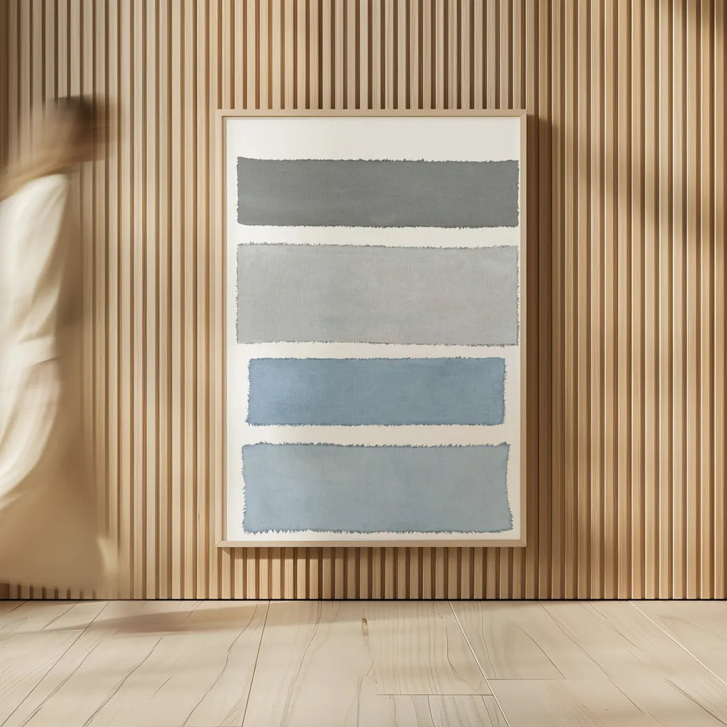 Painted Weaving I on White v2 by Piper Rhue. shown as over sized large wall art. Available as an archival giclee rolled canvas, fine art paper, or poster print. SKU 45439h.