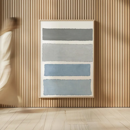 Painted Weaving I on White v2 by Piper Rhue. shown as over sized large wall art. Available as an archival giclee rolled canvas, fine art paper, or poster print. SKU 45439h.