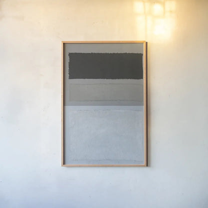 Painted Weaving II FB by Piper Rhue. shown as a paper print in a natural frame. Available as a archival giclee rolled canvas, fine art paper, or poster print. SKU 30729h.