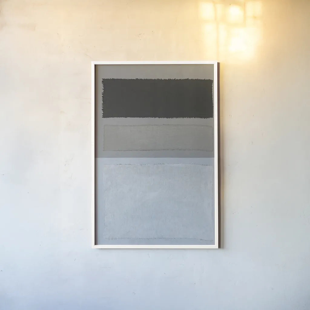 Painted Weaving II FB by Piper Rhue. shown as a paper print in a white frame. Available as a archival giclee rolled canvas, fine art paper, or poster print. SKU 30729h.