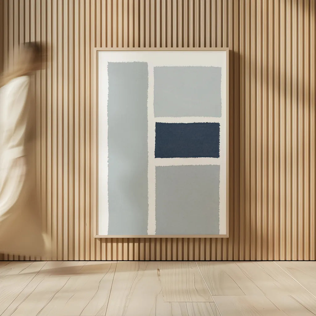 Painted Weaving III Gray by Piper Rhue. shown as over sized large wall art. Available as an archival giclee rolled canvas, fine art paper, or poster print. SKU 66594h.