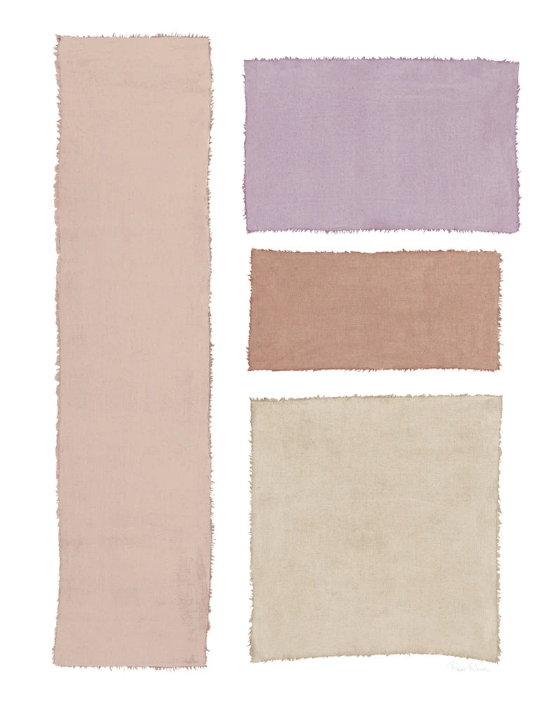 Painted Weaving III on White Blush by Piper Rhue